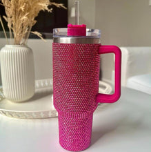 Load image into Gallery viewer, Extra Large reusable water cups with straw