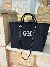 Load image into Gallery viewer, White Patch Canvas Tote Shoulder Bag **BEST SELLER** - Ange