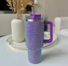 Load image into Gallery viewer, Extra Large reusable water cups with straw