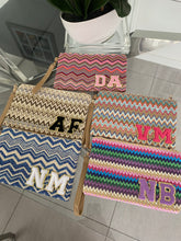Load image into Gallery viewer, Patch Straw Clutch Bag - Annabel