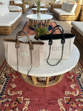 Load image into Gallery viewer, White Patch Canvas Tote Shoulder Bag **BEST SELLER** - Ange