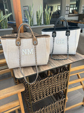Load image into Gallery viewer, White Patch Canvas Tote Shoulder Bag **BEST SELLER** - Ange