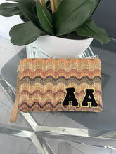 Load image into Gallery viewer, Patch Straw Clutch Bag - Annabel