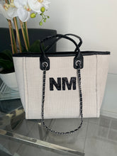 Load image into Gallery viewer, Patch Shoulder Canvas Tote Bag- Ange