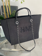 Load image into Gallery viewer, Patch Shoulder Canvas Tote Bag- Ange