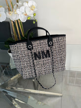 Load image into Gallery viewer, Patch Shoulder Canvas Tote Bag- Ange