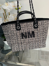 Load image into Gallery viewer, Patch Shoulder Canvas Tote Bag- Ange