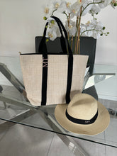 Load image into Gallery viewer, Large Shoulder Straw Tote Bag and Straw Hat- BarbySET