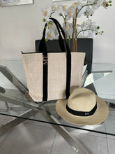 Load image into Gallery viewer, Large Shoulder Straw Tote Bag and Straw Hat- BarbySET