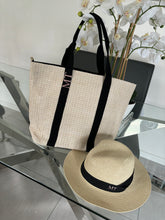 Load image into Gallery viewer, Large Shoulder Straw Tote Bag and Straw Hat- BarbySET