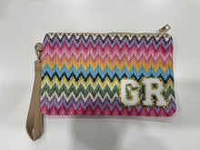 Load image into Gallery viewer, Patch Straw Clutch Bag - AnnabelSAL