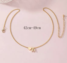 Load image into Gallery viewer, Personalised Initial Necklace +bracelet