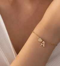 Load image into Gallery viewer, Personalised Initial Necklace +bracelet