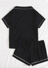 Load image into Gallery viewer, Black Shorts PJs -VIRTUAL