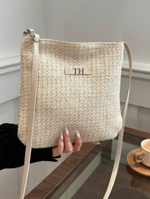 Load image into Gallery viewer, Straw Shoulder Tote Bag - Frances
