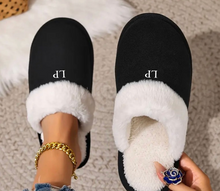 Load image into Gallery viewer, Personalised Fluffy Slippers- JANE