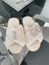 Load image into Gallery viewer, I DO Bridal Slippers - Fluff