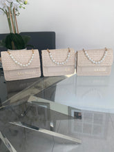 Load image into Gallery viewer, Woven Pearl Cross Body/Handbag - LILAS