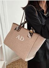 Load image into Gallery viewer, Shoulder Canvas Tote Bag - Ange Scarf