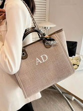 Load image into Gallery viewer, Shoulder Canvas Tote Bag - Ange Scarf