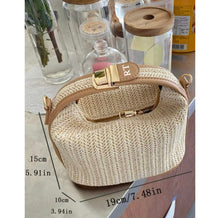 Load image into Gallery viewer, Straw Cross Body Bag - Josy