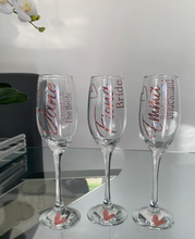 Load image into Gallery viewer, Bridal Party Champagne/Prosecco Flutes