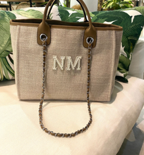 Load image into Gallery viewer, White Patch Canvas Tote Shoulder Bag **BEST SELLER** - Ange