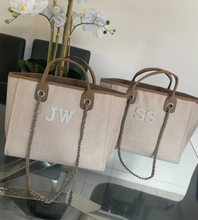 Load image into Gallery viewer, White Patch Canvas Tote Shoulder Bag **BEST SELLER** - Ange