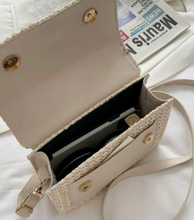Load image into Gallery viewer, Woven Pearl Cross Body/Handbag - LILAS