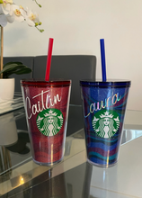 Load image into Gallery viewer, Glitter Starbucks cup