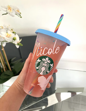 Load image into Gallery viewer, Starbucks Cold Cup - Colour Chaining Confetti