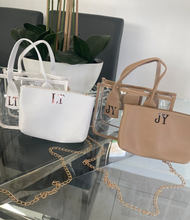 Load image into Gallery viewer, Cross Body/Tote Clear Bag - Chloe