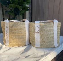Load image into Gallery viewer, Straw Tote Bag -BEST SELLER - Barbados