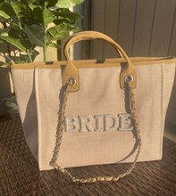 Load image into Gallery viewer, BRIDE/WIFEY Canvas Tote Bag - Ange
