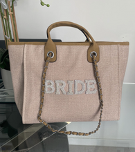 Load image into Gallery viewer, BRIDE/WIFEY Canvas Tote Bag - Ange
