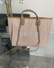 Load image into Gallery viewer, BRIDE/WIFEY Canvas Tote Bag - Ange