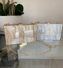 Load image into Gallery viewer, Pearl Clutch Bag- Nat