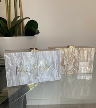 Load image into Gallery viewer, Pearl Clutch Bag- Nat