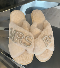 Load image into Gallery viewer, Personalised MRS Bridal Slippers