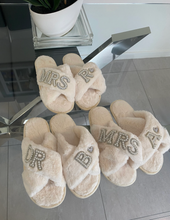 Load image into Gallery viewer, Personalised MRS Bridal Slippers