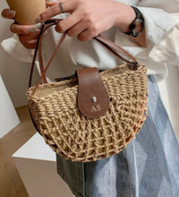 Load image into Gallery viewer, Shoulder Straw Bag- Sydney