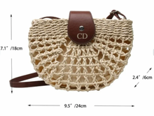 Load image into Gallery viewer, Shoulder Straw Bag- Sydney