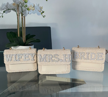 Load image into Gallery viewer, Patch Bridal Pearl Bag- LILAS