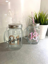 Load image into Gallery viewer, Mason Jars with Straws