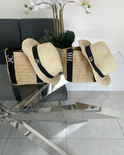 Load image into Gallery viewer, Shoulder Straw Tote Bag and Straw Hat Bundle SET