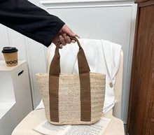 Load image into Gallery viewer, Straw Tote Bag -BEST SELLER -  Barbados
