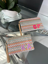 Load image into Gallery viewer, Patch Straw Clutch Bag - Annabel

