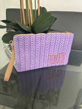 Load image into Gallery viewer, Patch Straw Clutch Bag - Annabel
