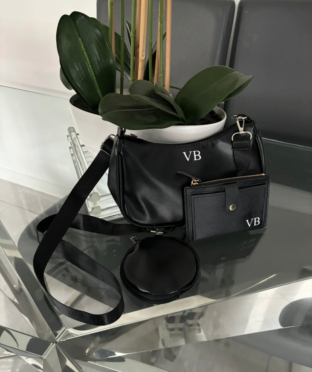 Cross Body Handbag  and Coin Purse - August SET