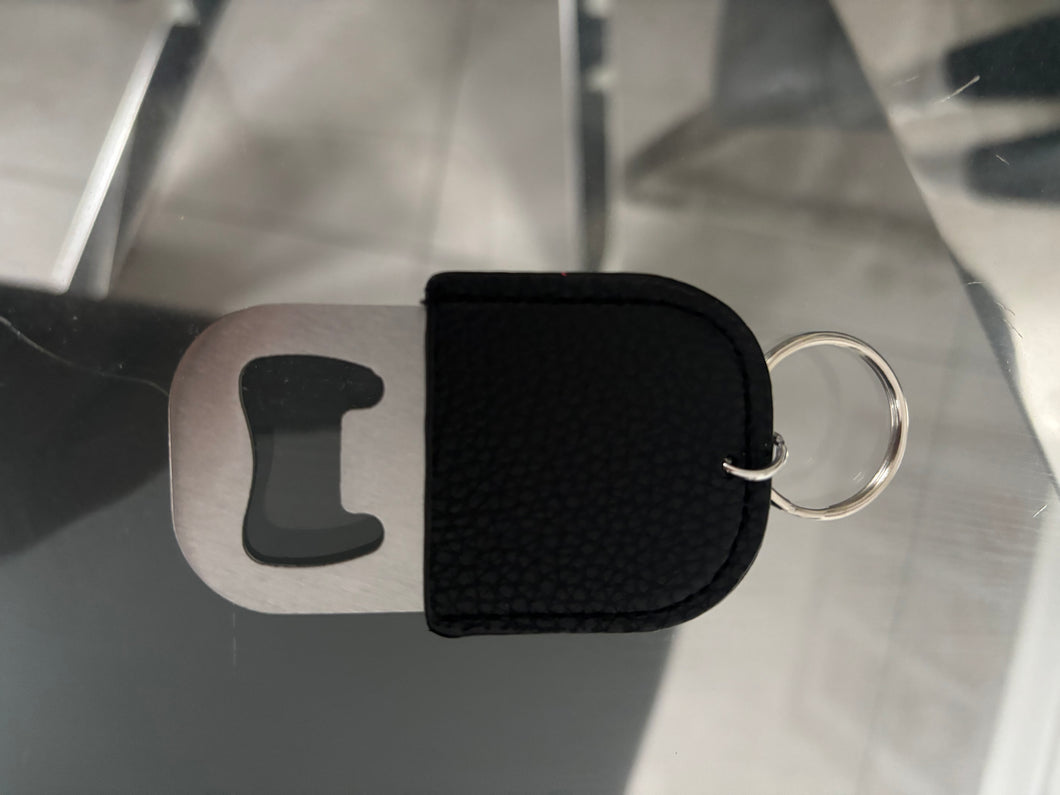 Vegan Leather Bottle Opener